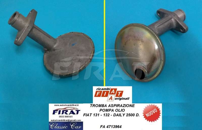 TROMBA ASPIRAZIONE POMPA OLIO FIAT 131 - 132 - DAILY (4713964)